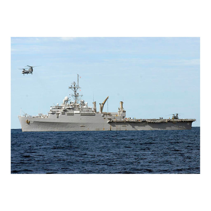 Amphibious Transport Dock USS Juneau (LPD 10) Conducts Rehearsal For A Beach Landing Jigsaw Puzzle