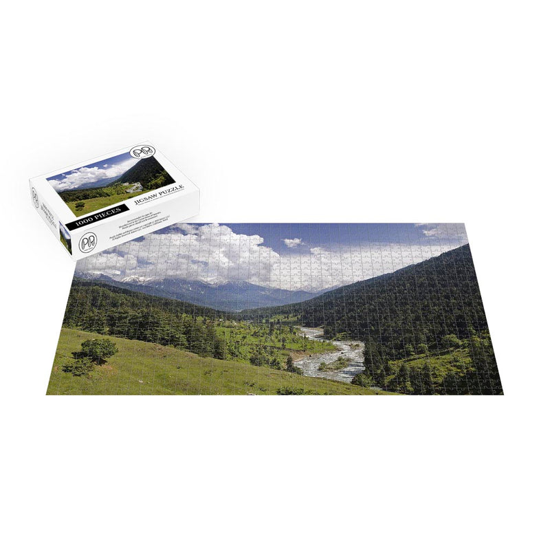 The Lidder Valley near Pahalgam, India Jigsaw Puzzle