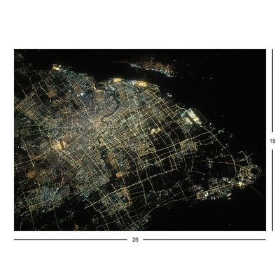 ISS Photograph of Shanghai Jigsaw Puzzle