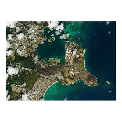 ISS Photograph of Mokapu Peninsula, Oahu, Hawaii Jigsaw Puzzle