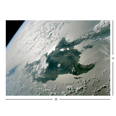 ISS Photograph of Hispaniola in the Caribbean Jigsaw Puzzle