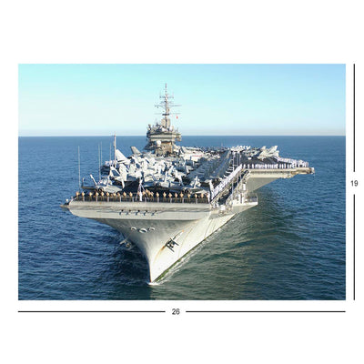 Aircraft Carrier USS Constellation (CV 64) Pulls Into Perth, Australia Jigsaw Puzzle