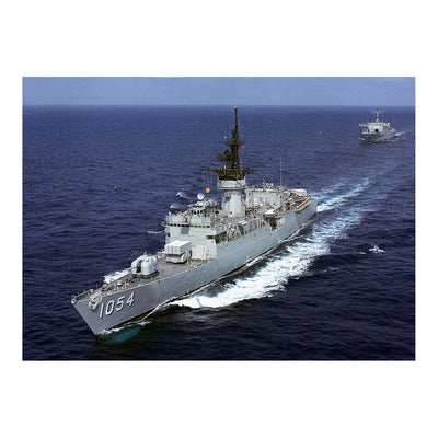 An Aerial View Of Frigate USS Gray (FF 1054) Jigsaw Puzzle