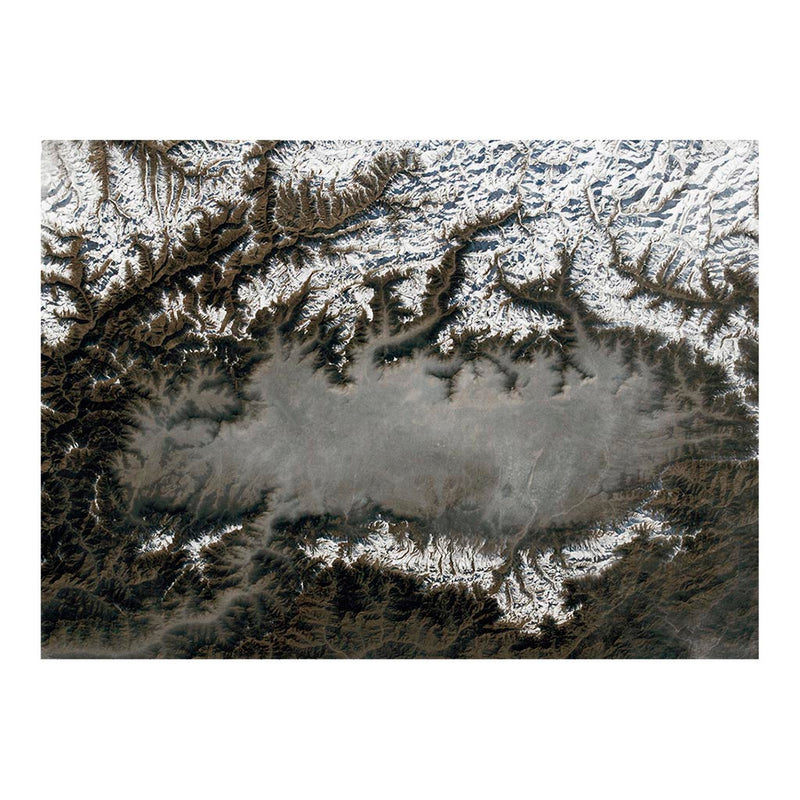 ISS Photograph of Smog in The Himalayas Jigsaw Puzzle