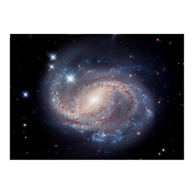 Hubble Captures Majestic Barred Spiral Jigsaw Puzzle